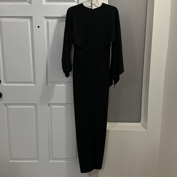 NWT MARC ELLIS Italian maker Long keyhole black dress in SZ S - Picture 6 of 6